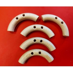 Guzik drewniany łuk